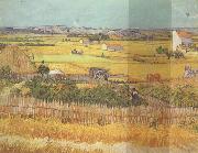 Havest at La Crau,wtih Mountmajour in the Background (nn04), Vincent Van Gogh